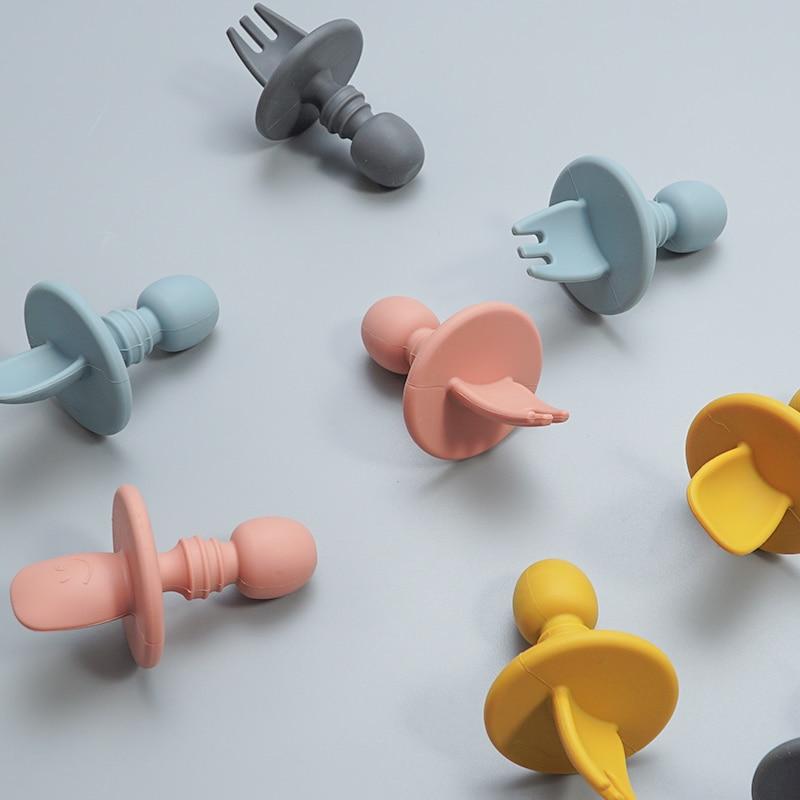 CuttieSpoon™ | Cuillère et fourchette pour bébé | Maman - Kamy Ann